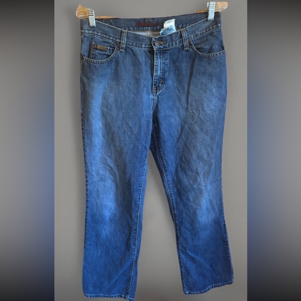 Eddie Bauer  blue denim jeans Womens femme size 10